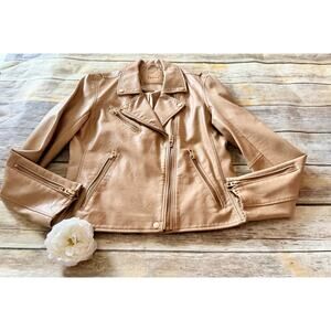 CHAMPAGNE MOTO JACKET-MEDIUM